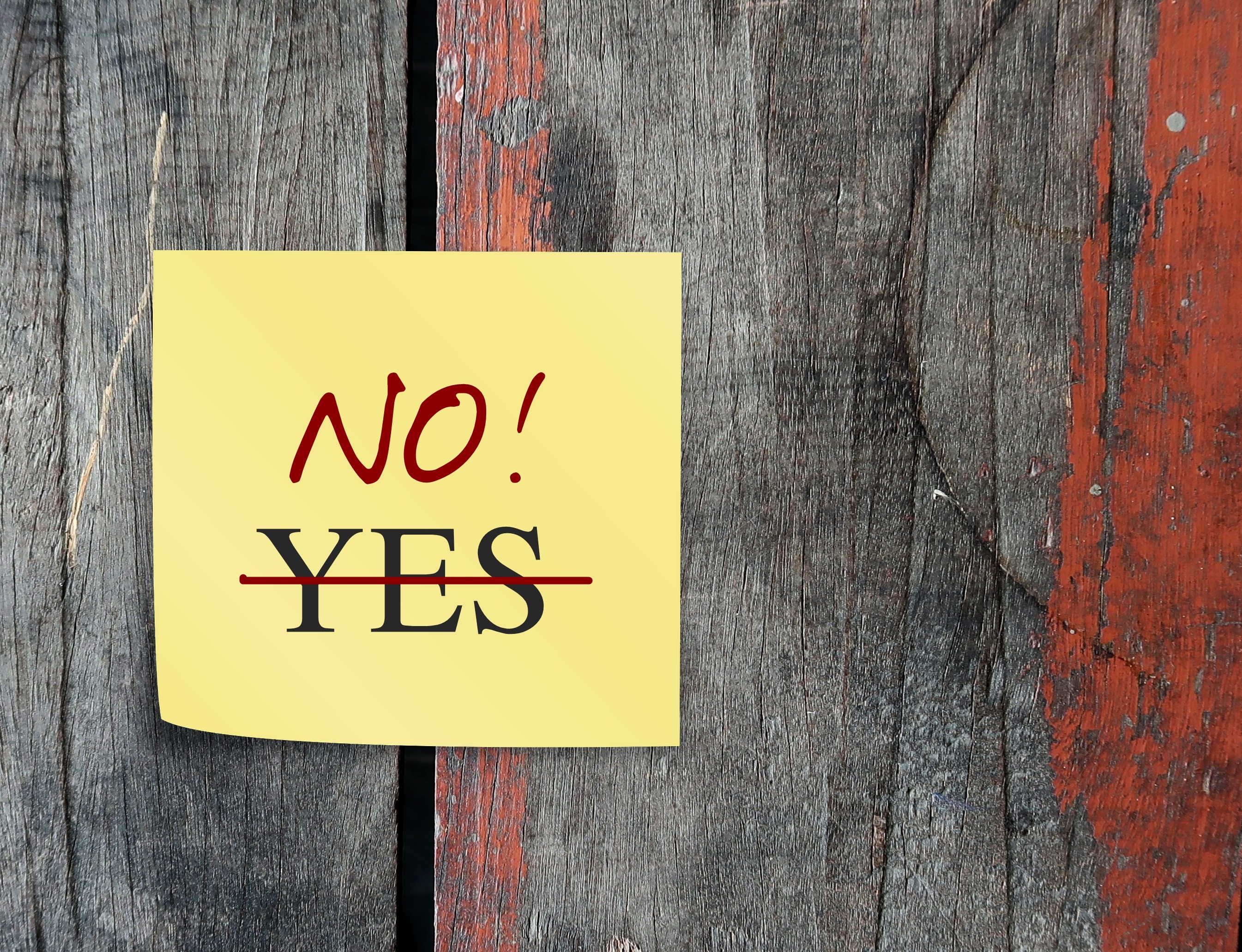 Stop saying yes to everything